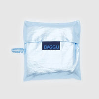 Baggu Reusable Bag - Metallic Light Blue