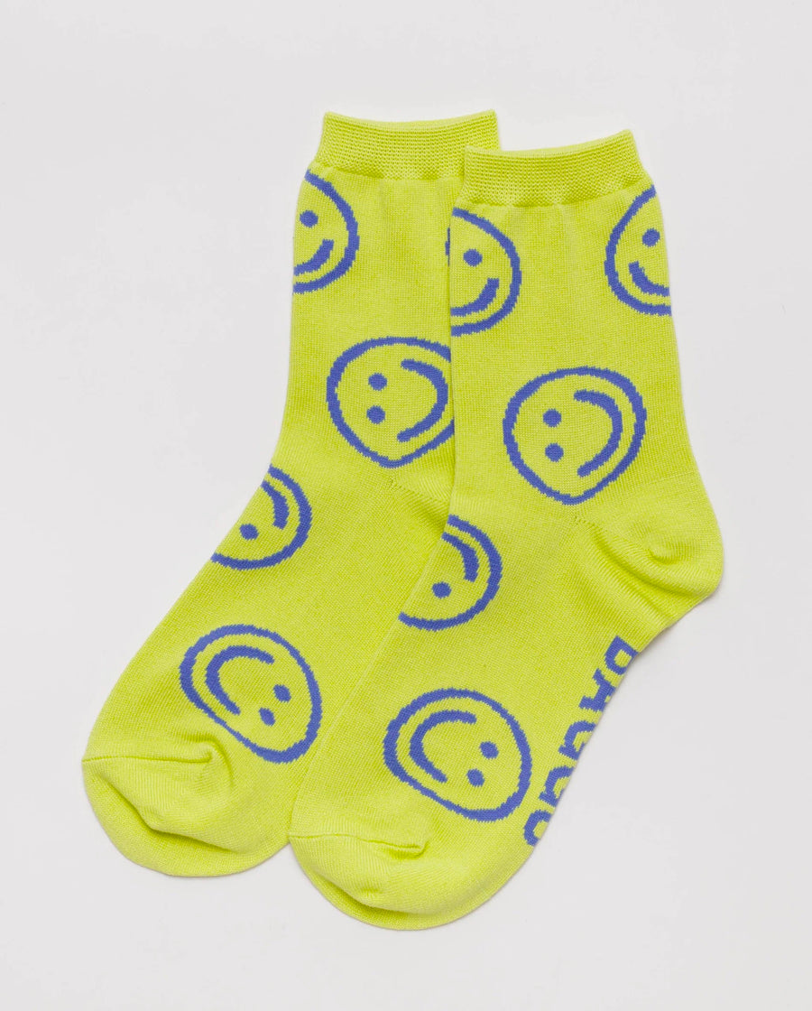 Crew Socks - Citron Happy