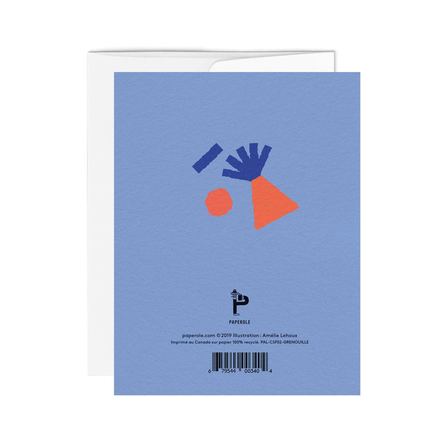 Party Frog Greeting Card