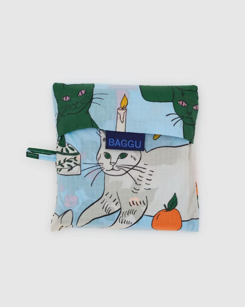 Big Baggu Reusable Bag - Table Cats