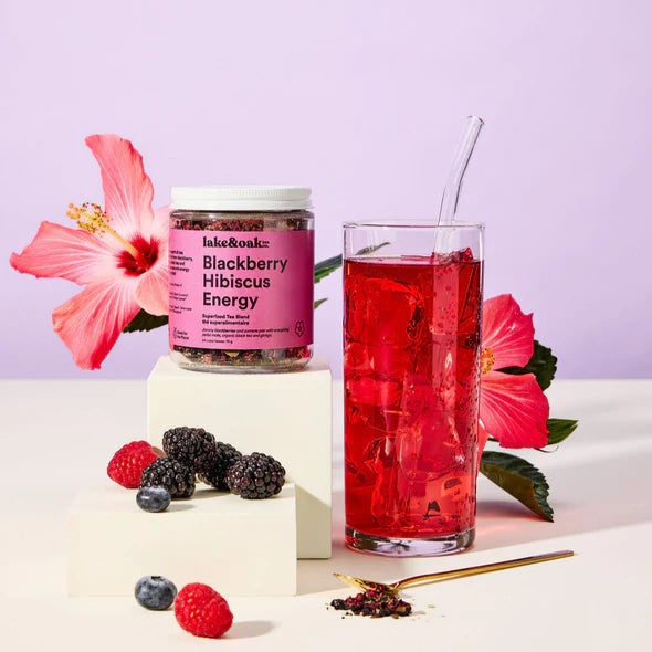 Blackberry Hibiscus Energy Tea