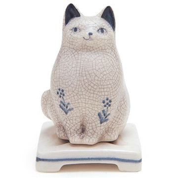 Ceramic Cat Incense Holder