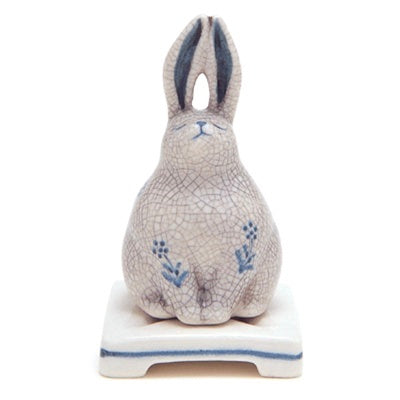 Ceramic Rabbit Incense Holder
