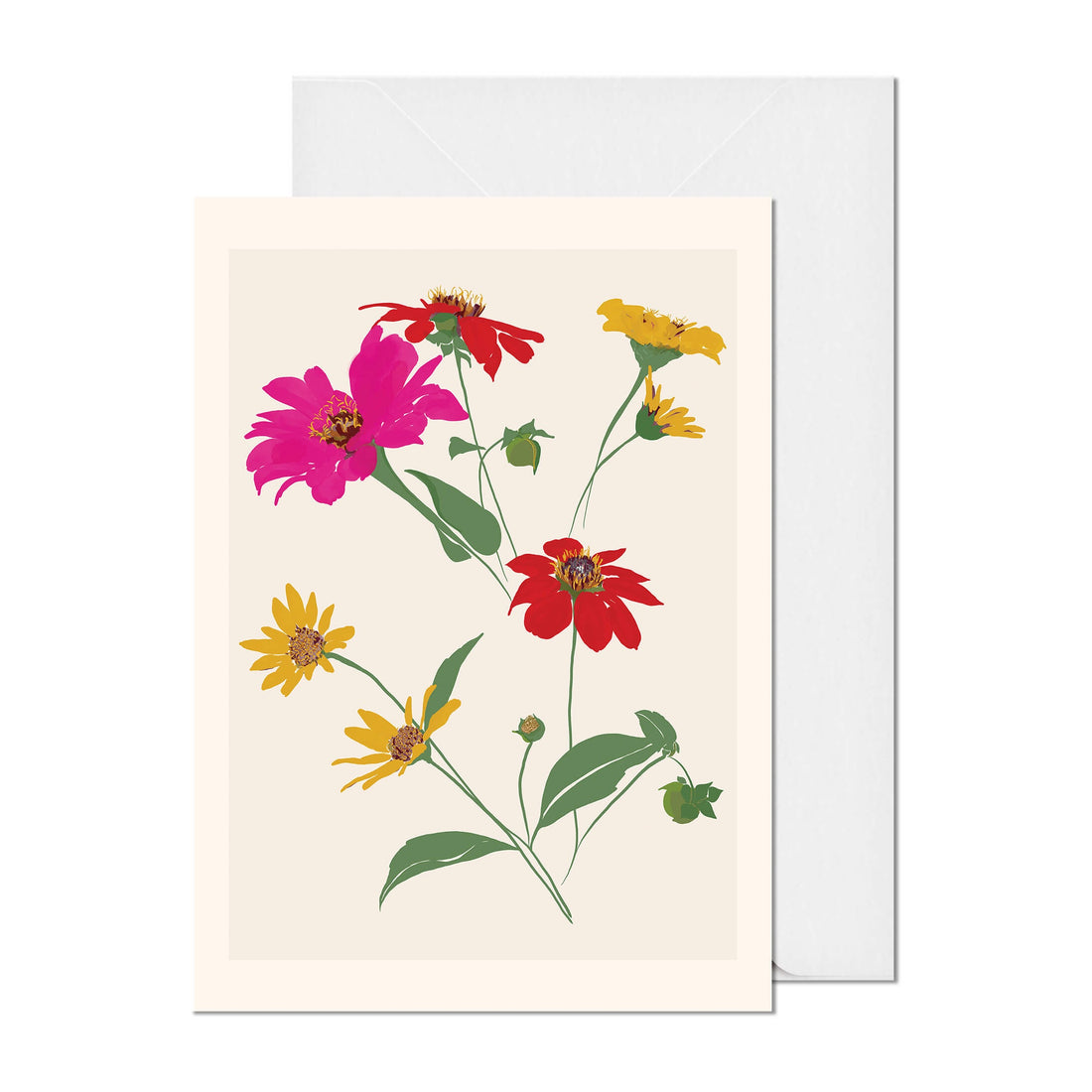 Cut Flower Study Greeting Card
