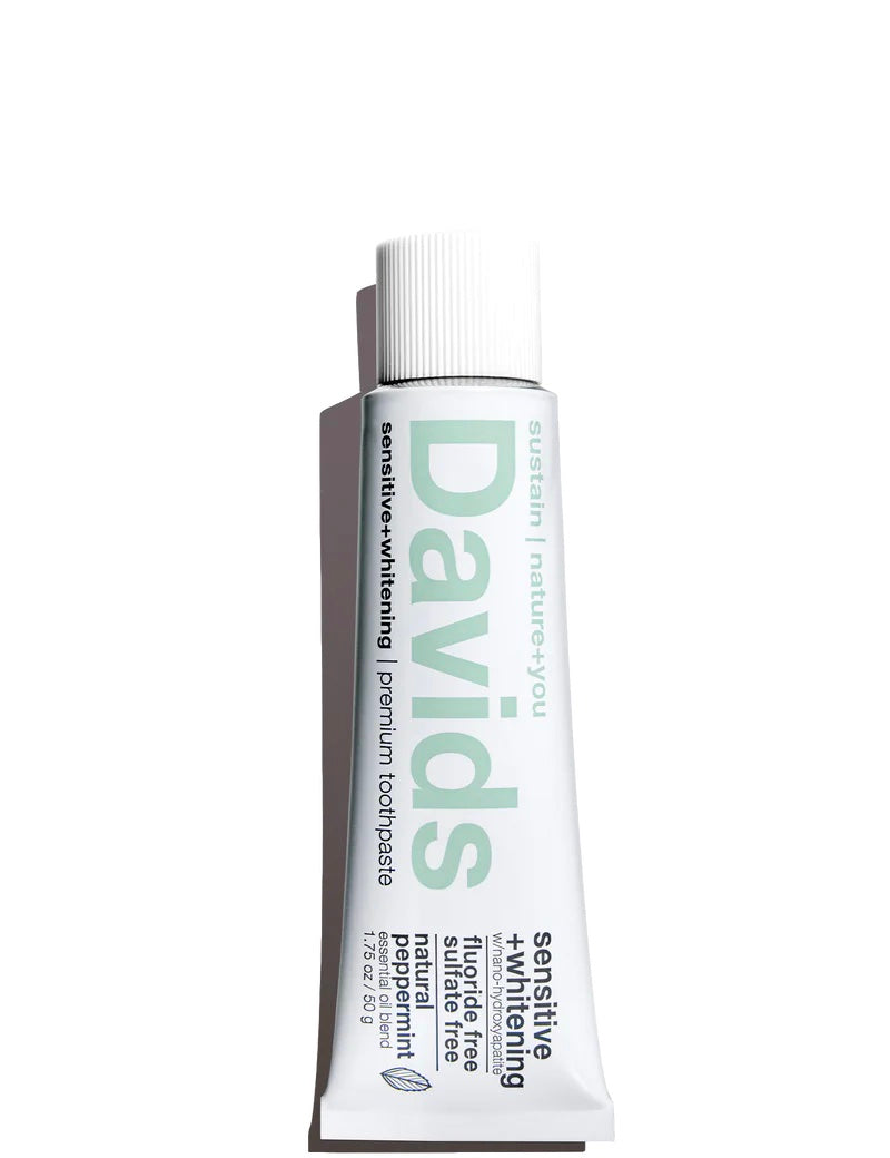 Davids Premium Natural Toothpaste - Sensitive & Whitening