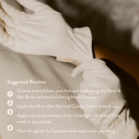 Organic Cotton Overnight Gloves