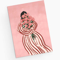 Bouquet of Roses - Greeting Card