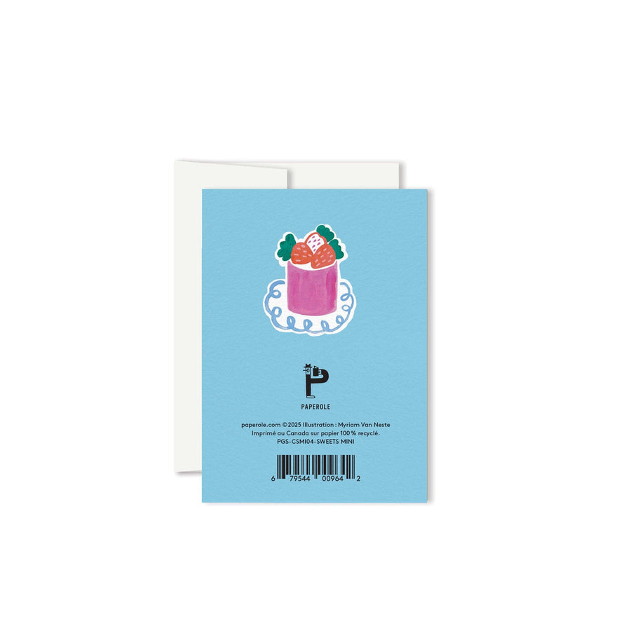 Sweets Miniature Greeting Card