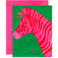 Extraordinary Zebra | Birthday Greeting Card