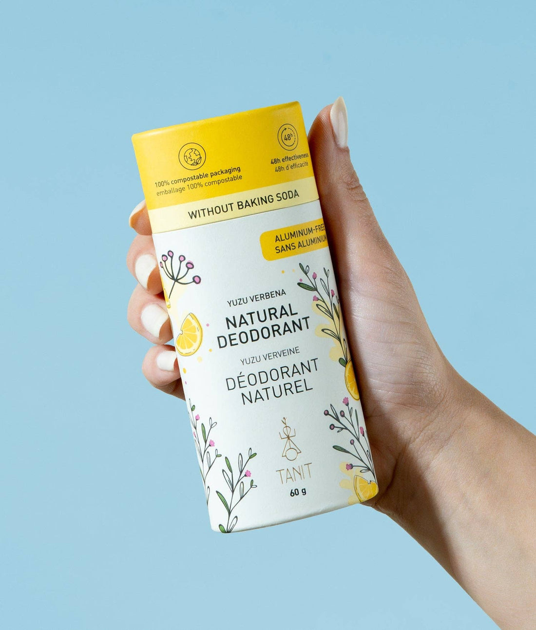 Natural Solid Deodorant – 48-Hour Protection (Probiotic Formula)