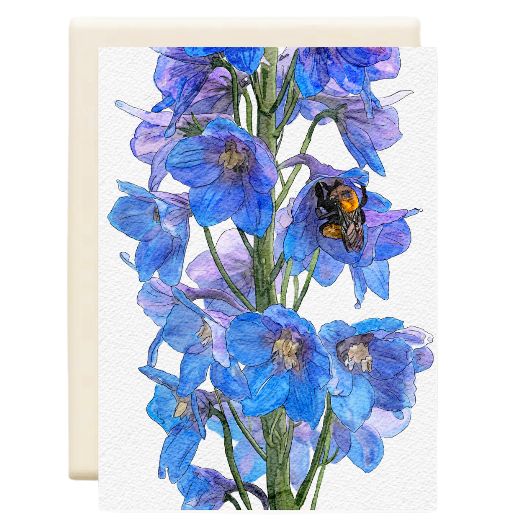 Delphinium | Everyday Greeting Card