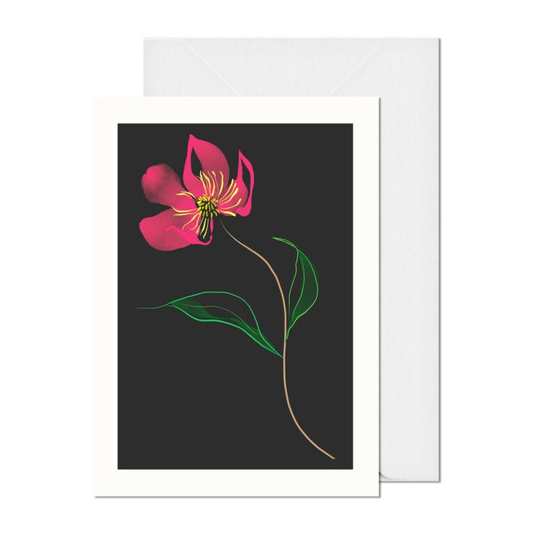 Hellebore Greeting Card
