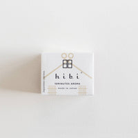 Hibi Japanese Cypress incense match packaging on a white background