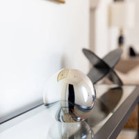 Neva Vase - Silver Metallic