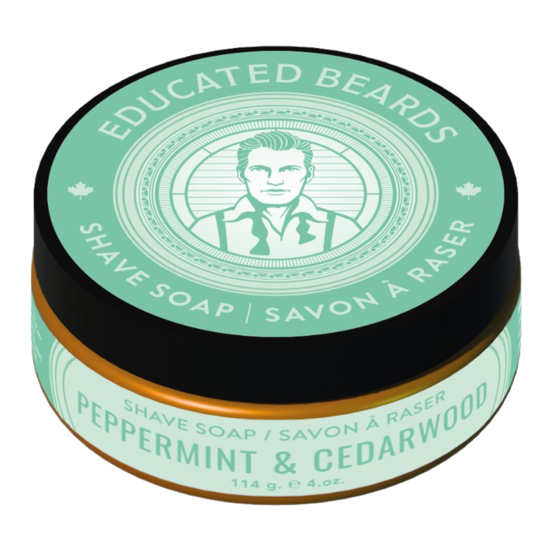 Peppermint Cedarwood Shave Soap