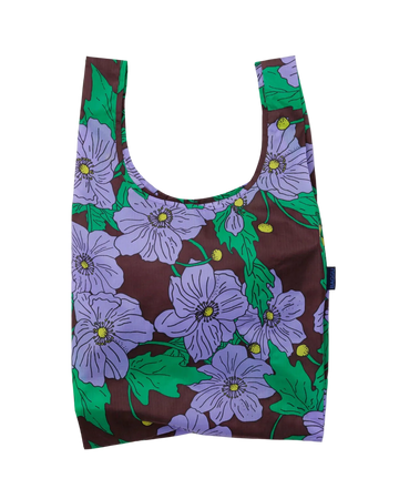 Standard Baggu - Maroon Poppy