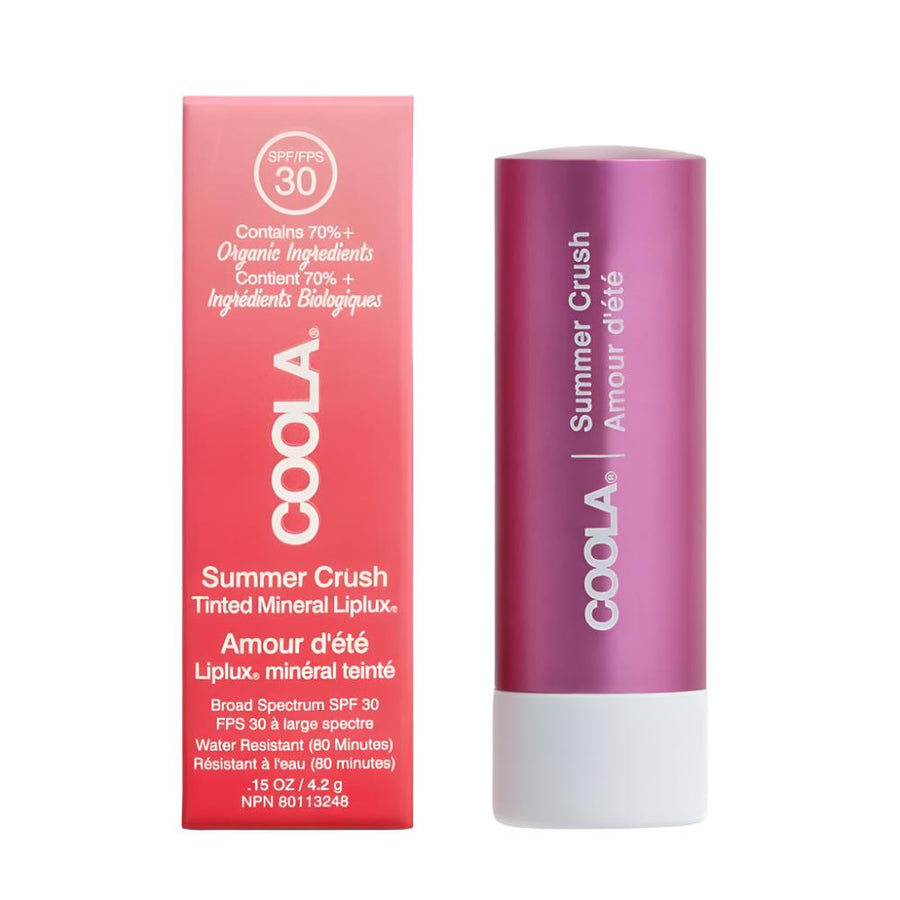 Mineral Liplux® Organic Tinted Lip Balm Sunscreen SPF 30 - Summer Crush