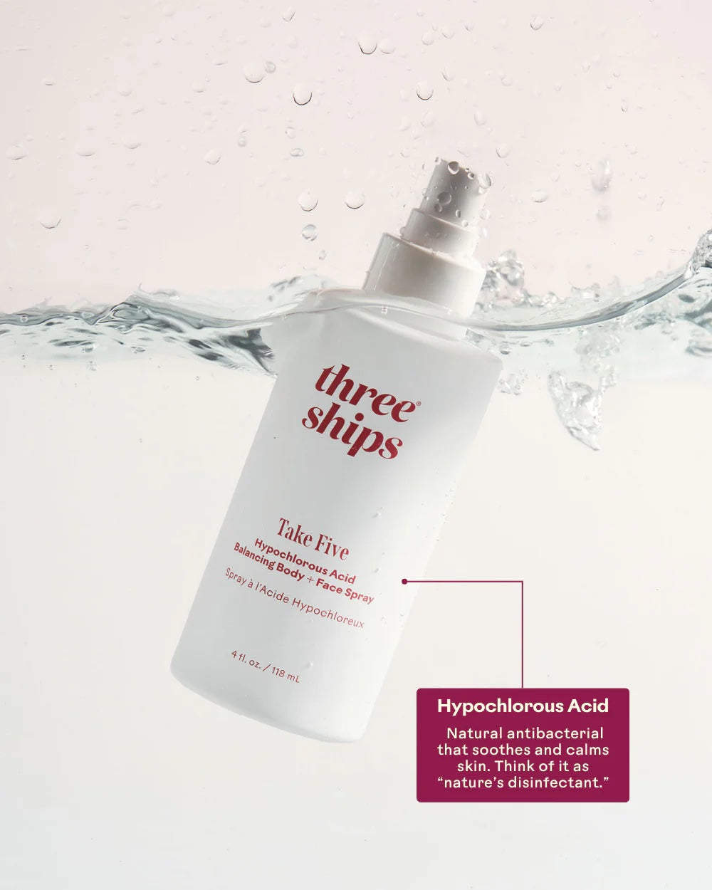 Take Five™ Hypochlorous Acid Balancing Body + Face Spray