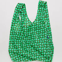 Baggu Reusable Bag - Wavy Gingham Green