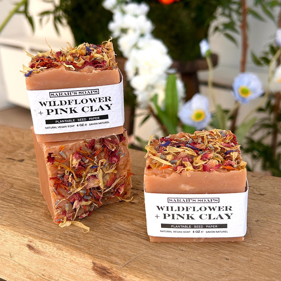 Wildflower + Pink Clay Soap (Seasonal)