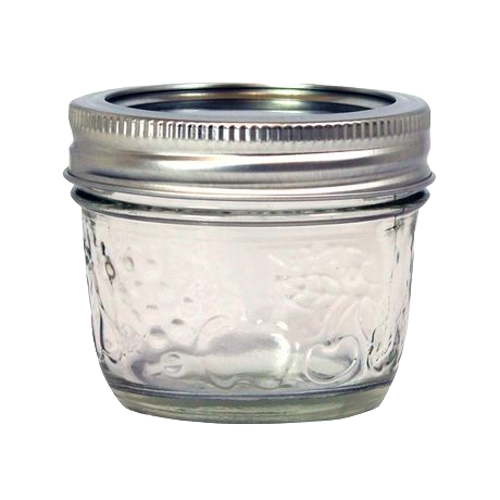 a 125 ml regular mouth mason jar 