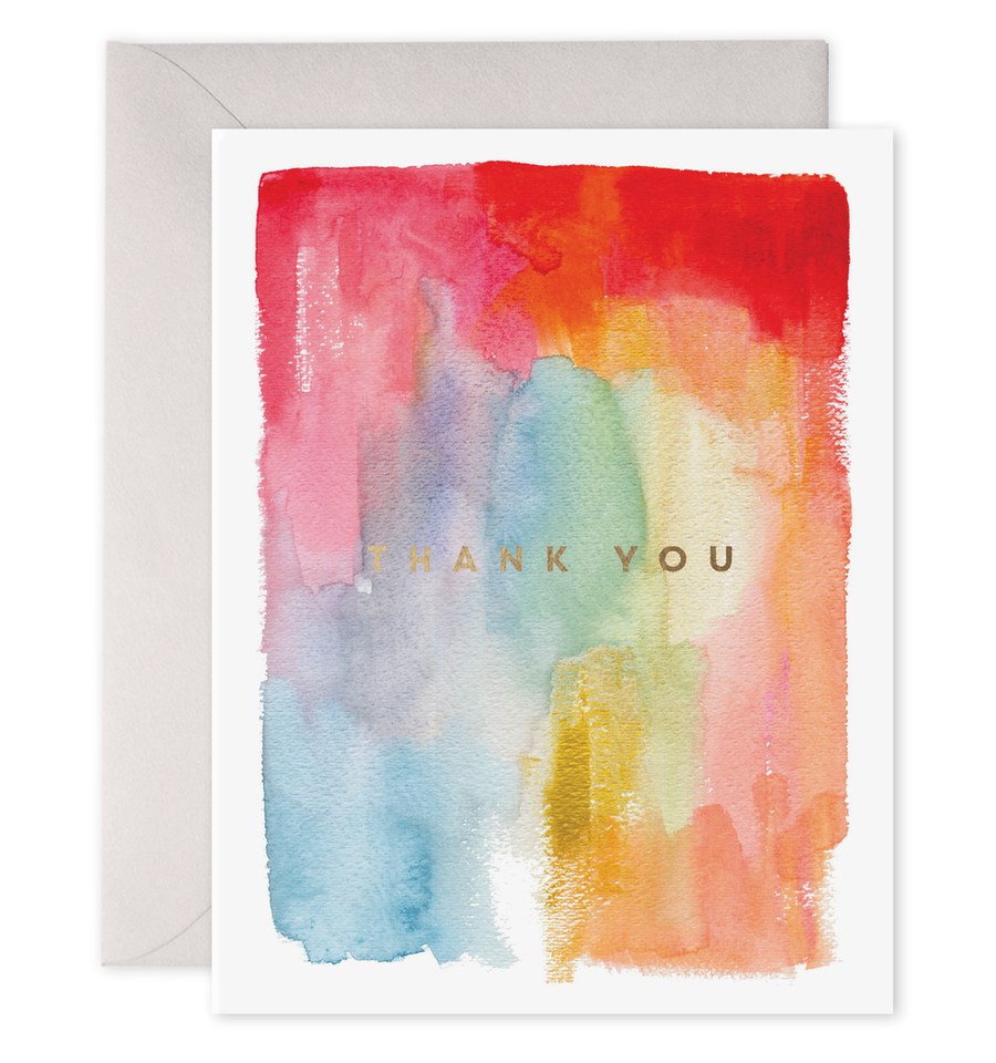 Colorful Thanks | Thank You Greeting Card