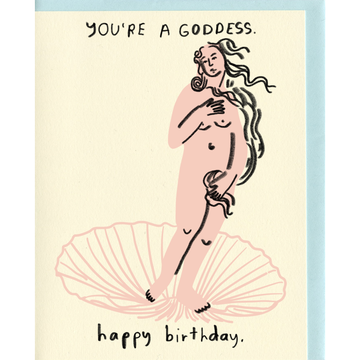 Goddess Birthday Card