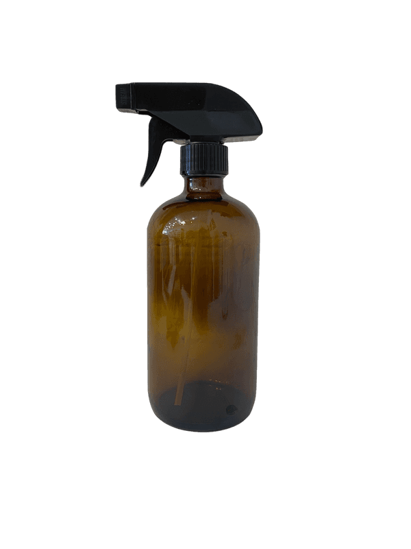 16 oz Glass Spray Bottle - Amber (473 ml)