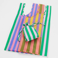 Set of 3 Reusable Bags - Awning Stripes