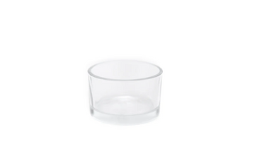 small clear glass tea light candle holder