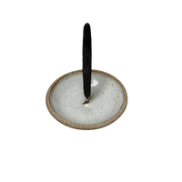 Stoneware Incense Burner - White