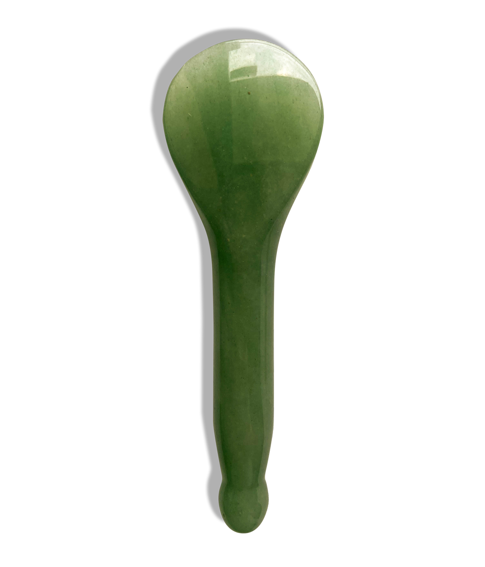 Gua Sha Spoon Acupressure Tool - Jade