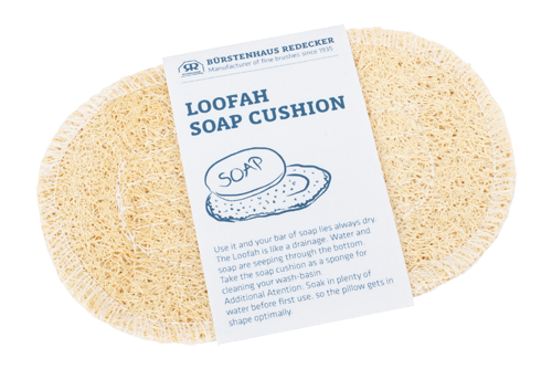 Loofah Oval Soap Cushion
