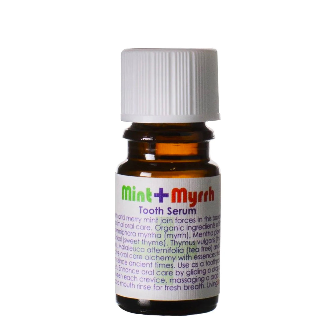 Living Libations Mint + myrrh tooth serum