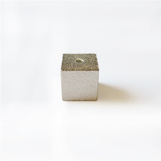 Silver Cube Incense Holder