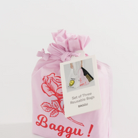 Baggu Set of 3 Reusable Bags - Thank You