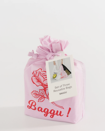 Baggu Set of 3 Reusable Bags - Thank You